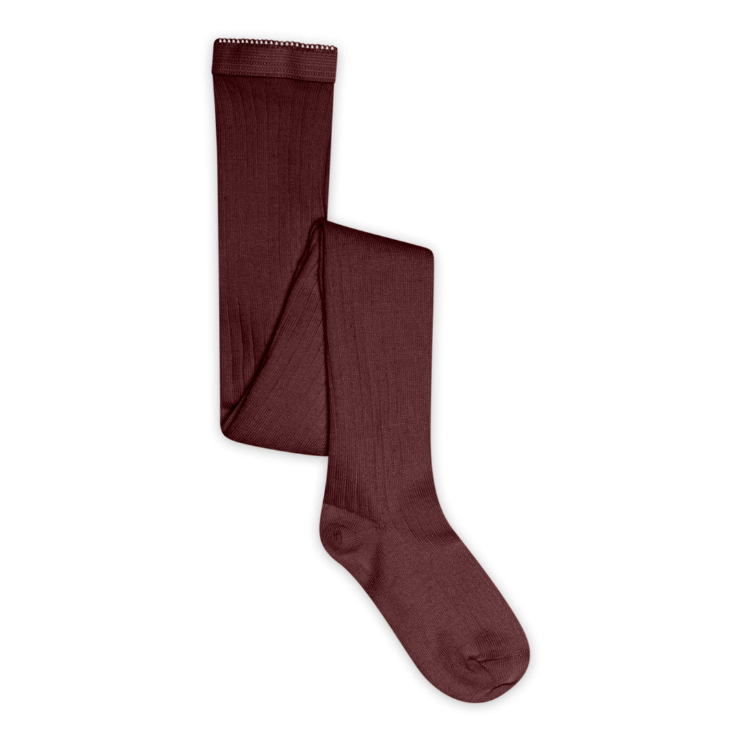 Wool rib tights