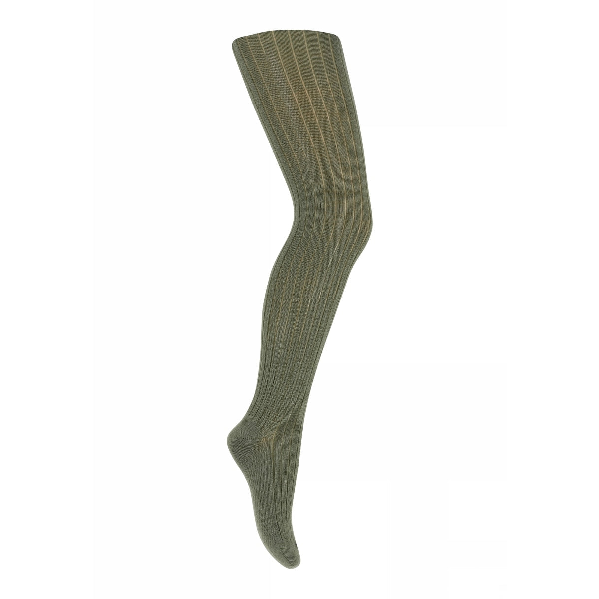 Wool rib tights