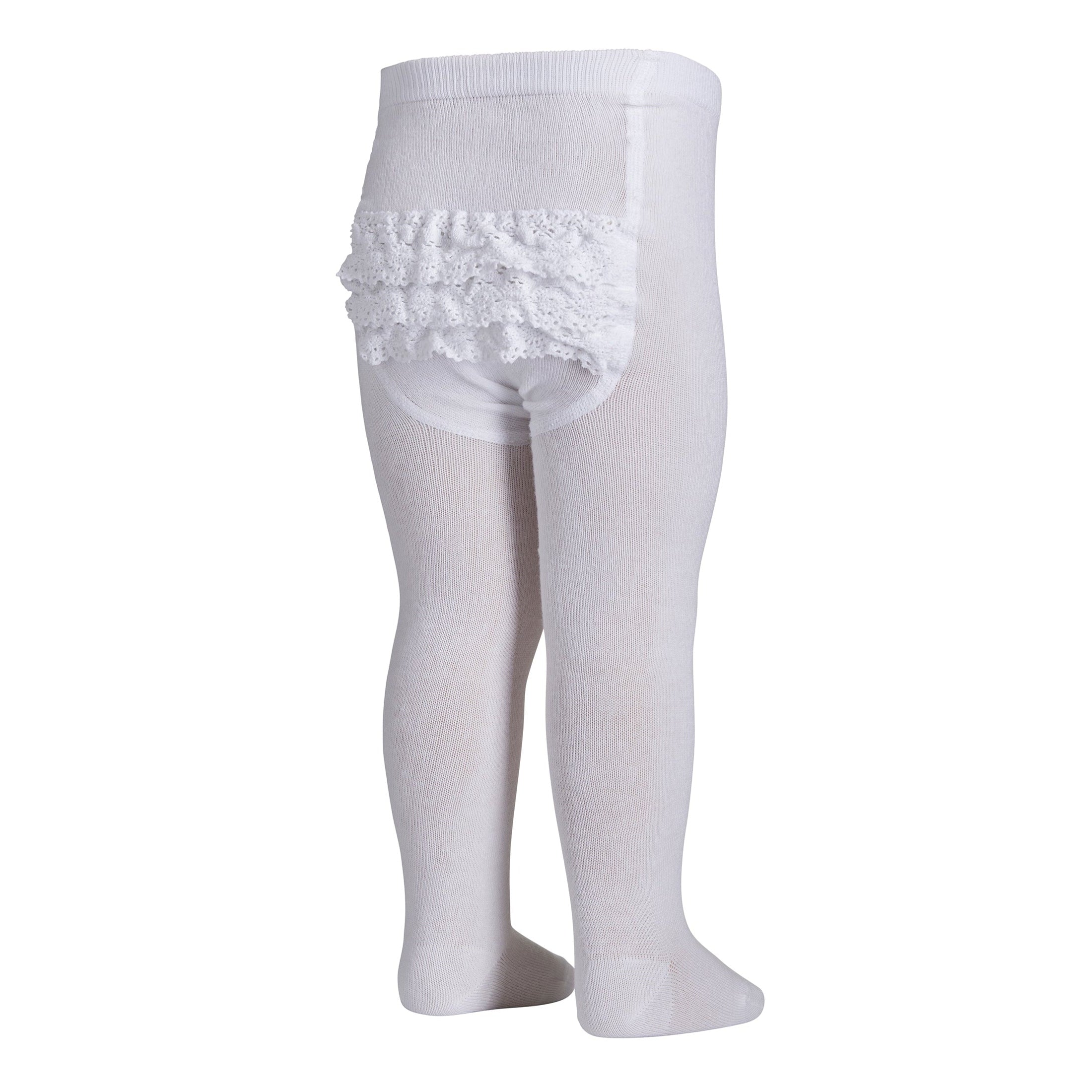Cotton tights - lace