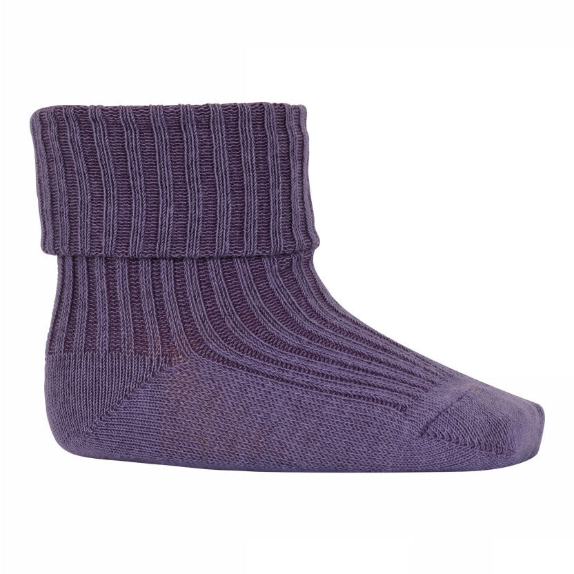 Cotton rib baby socks