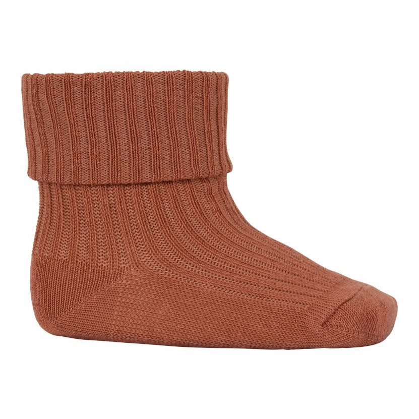 Cotton rib baby socks