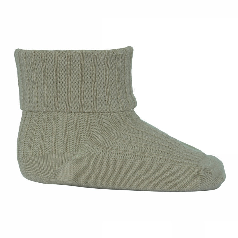 Cotton rib baby socks