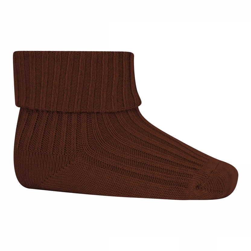Cotton rib baby socks