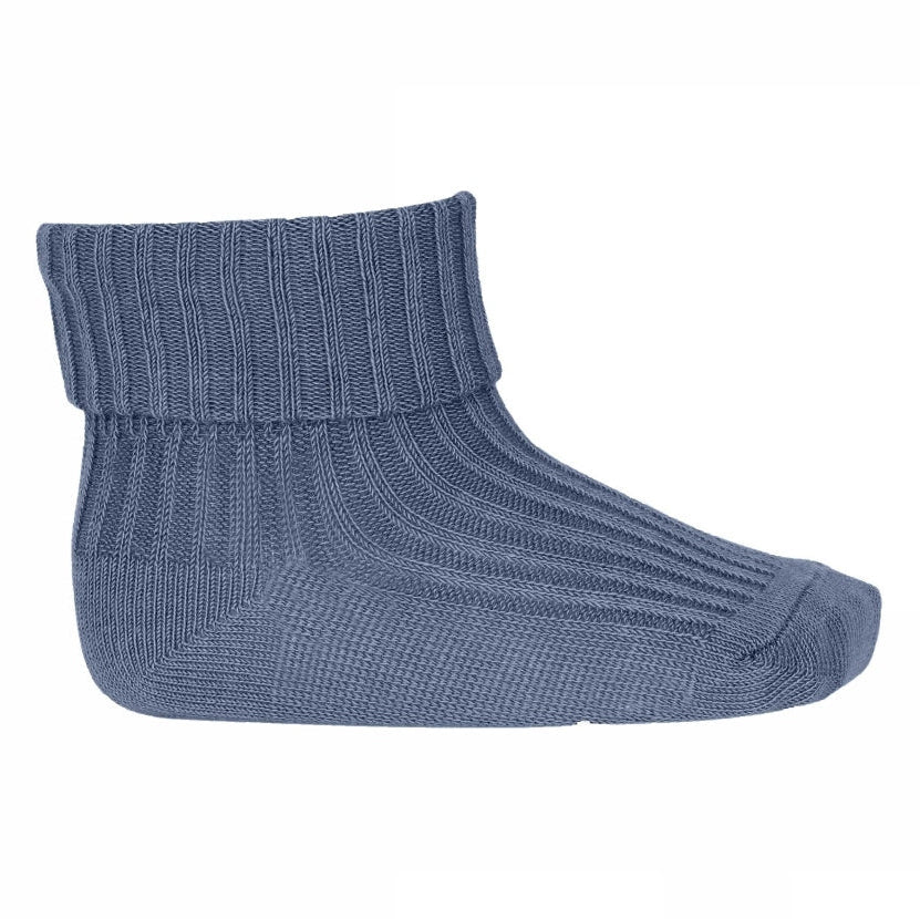 Cotton rib baby socks