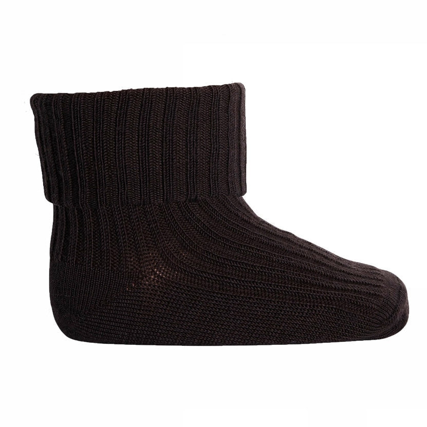Cotton rib baby socks