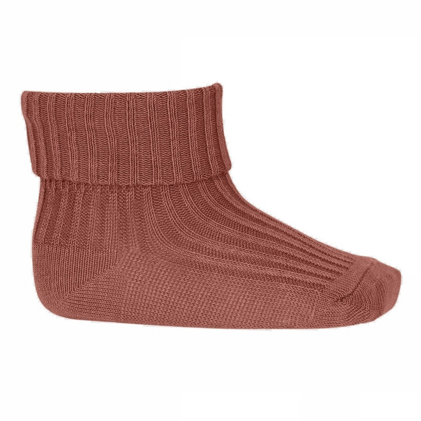Cotton rib baby socks