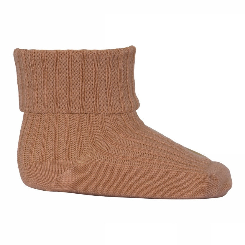 Cotton rib baby socks