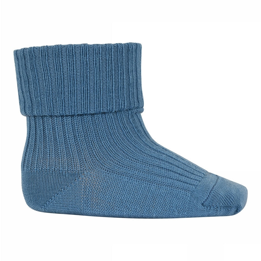 Wool rib baby socks