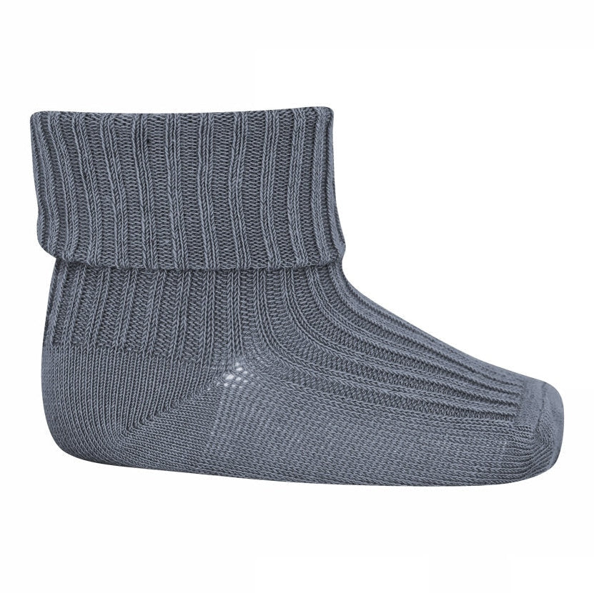 Wool rib baby socks