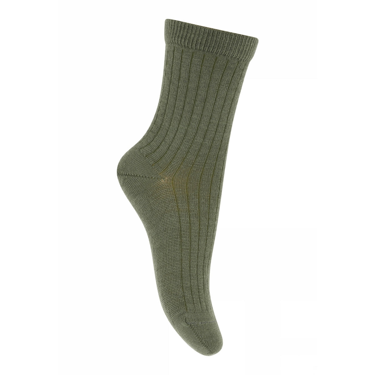 Wool rib socks