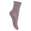 Wool rib socks