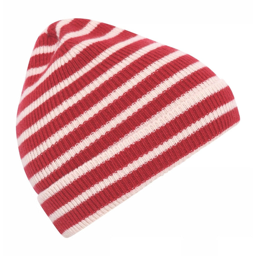 Bergen striped beanie