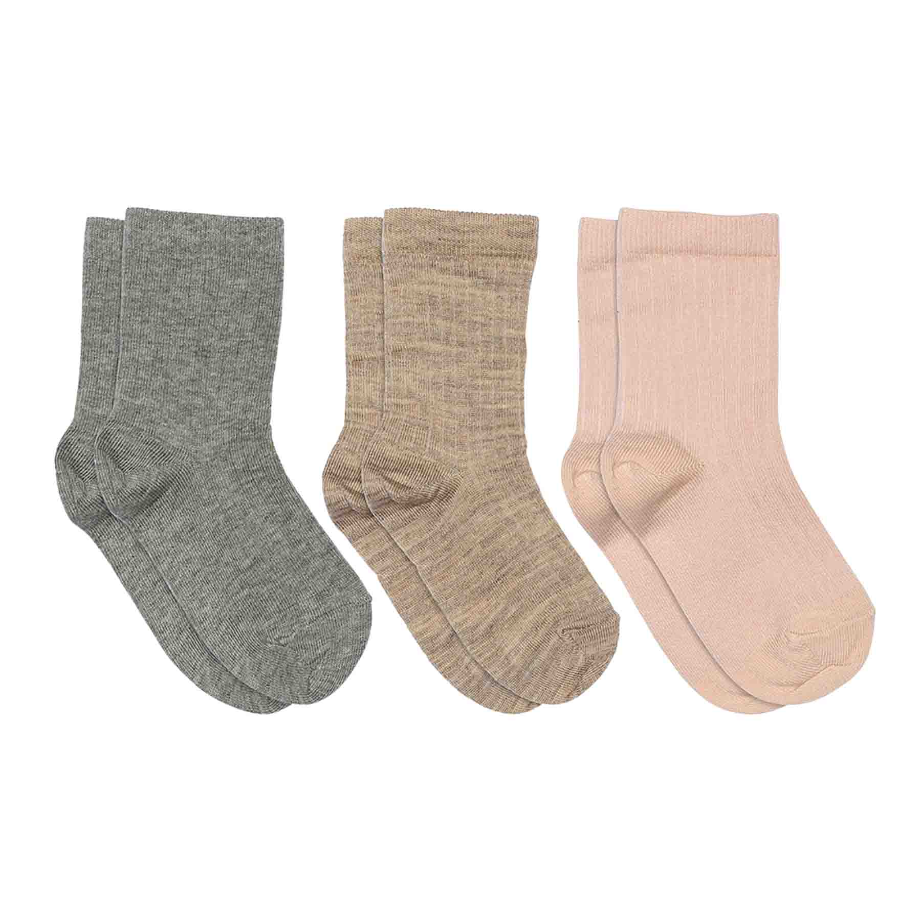 Cotton Rib socks - 3-pack