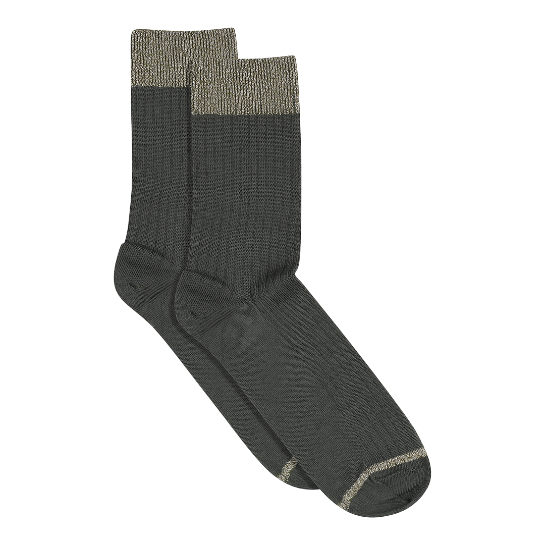 Erina wool rib socks