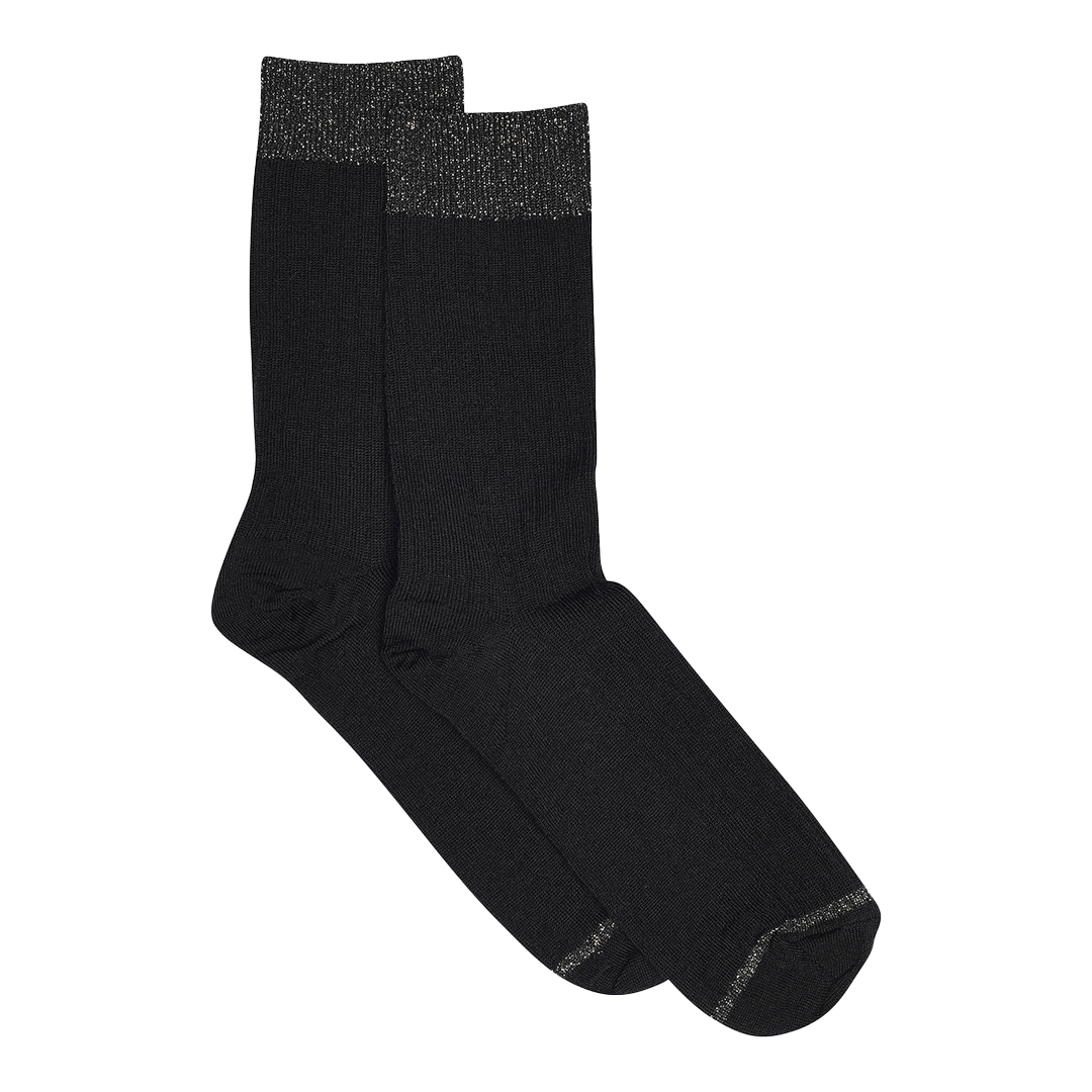 Erina wool rib socks