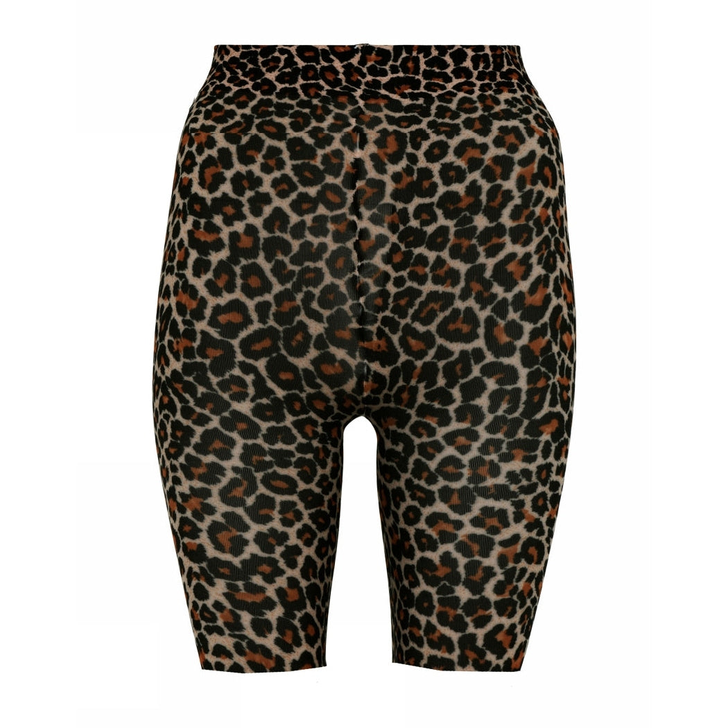 Leopard shorts - 150 denier