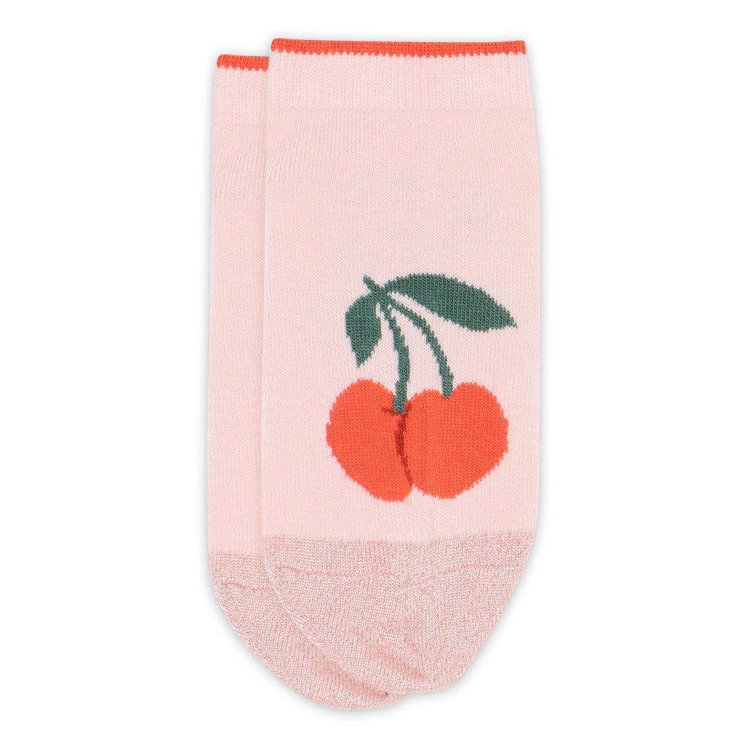 Cherries sneaker socks