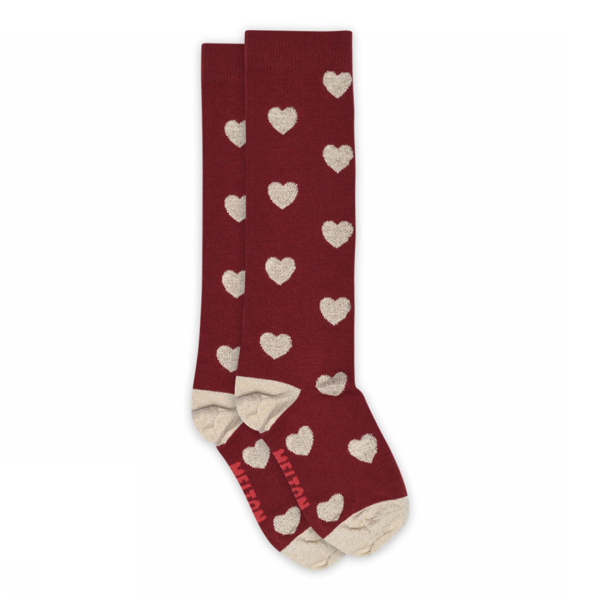 Hearts knee socks