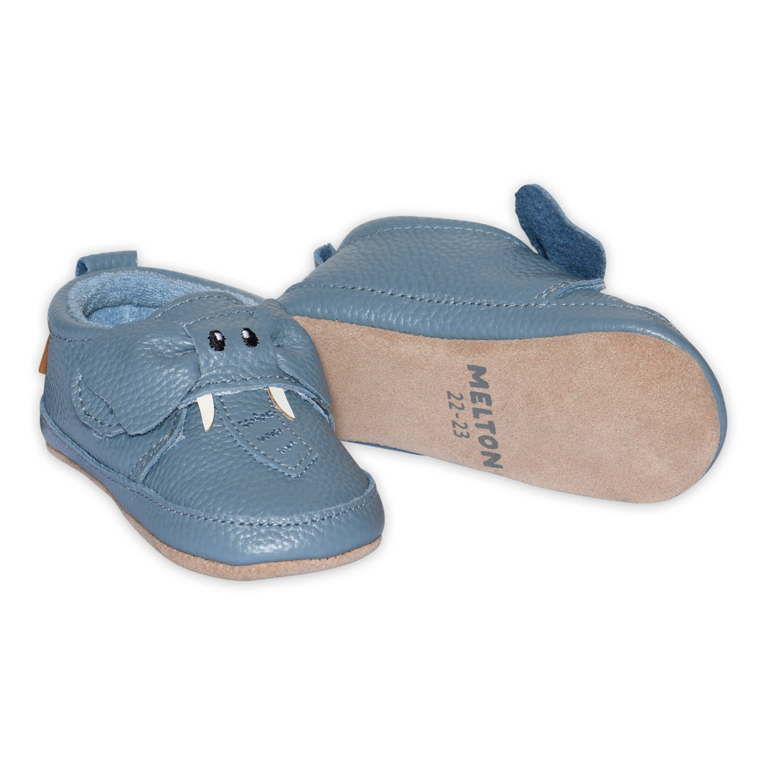 Elephant leather slipper