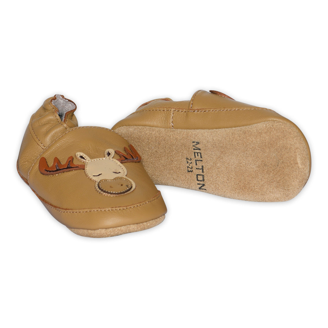 Moose leather slipper