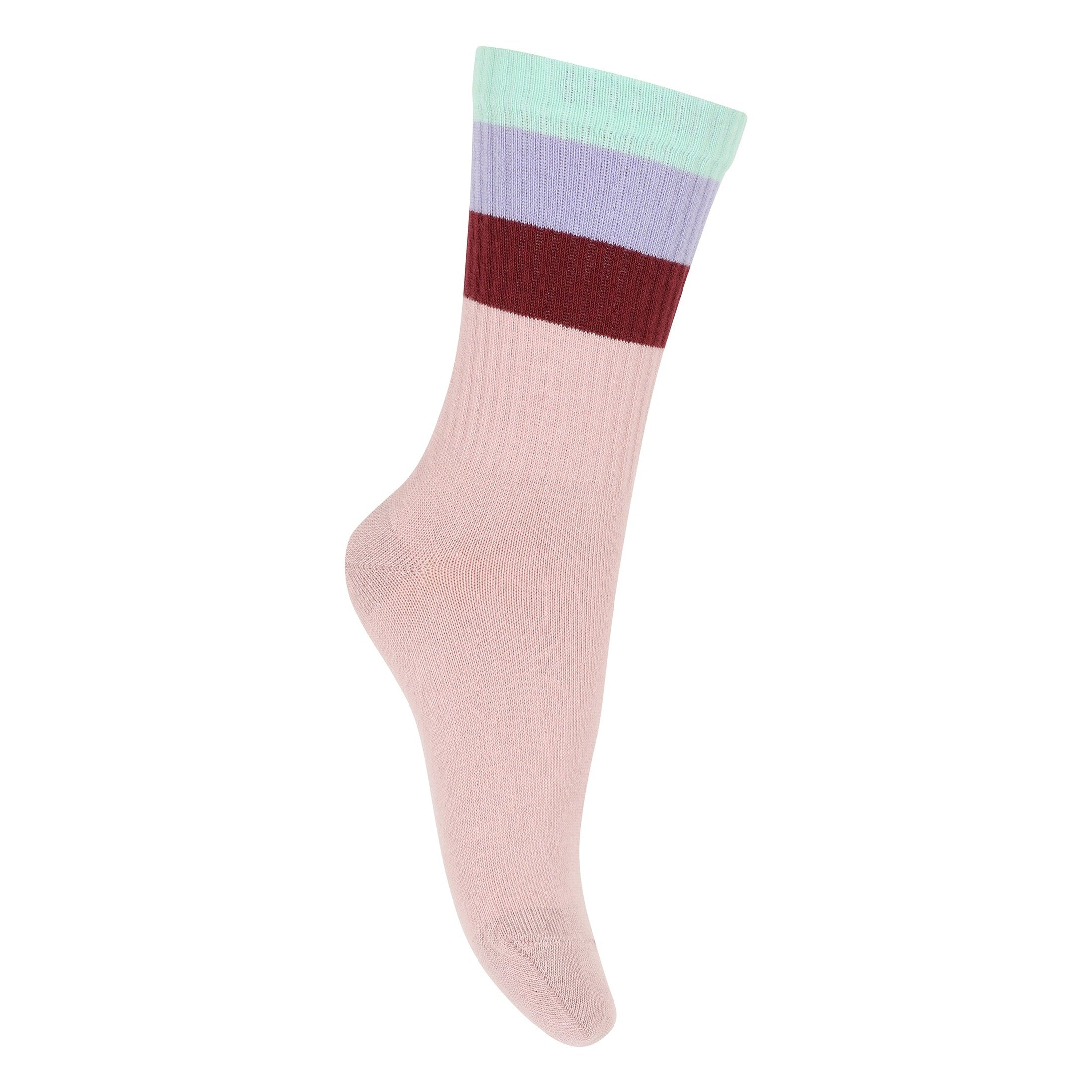 Wide stripes socks