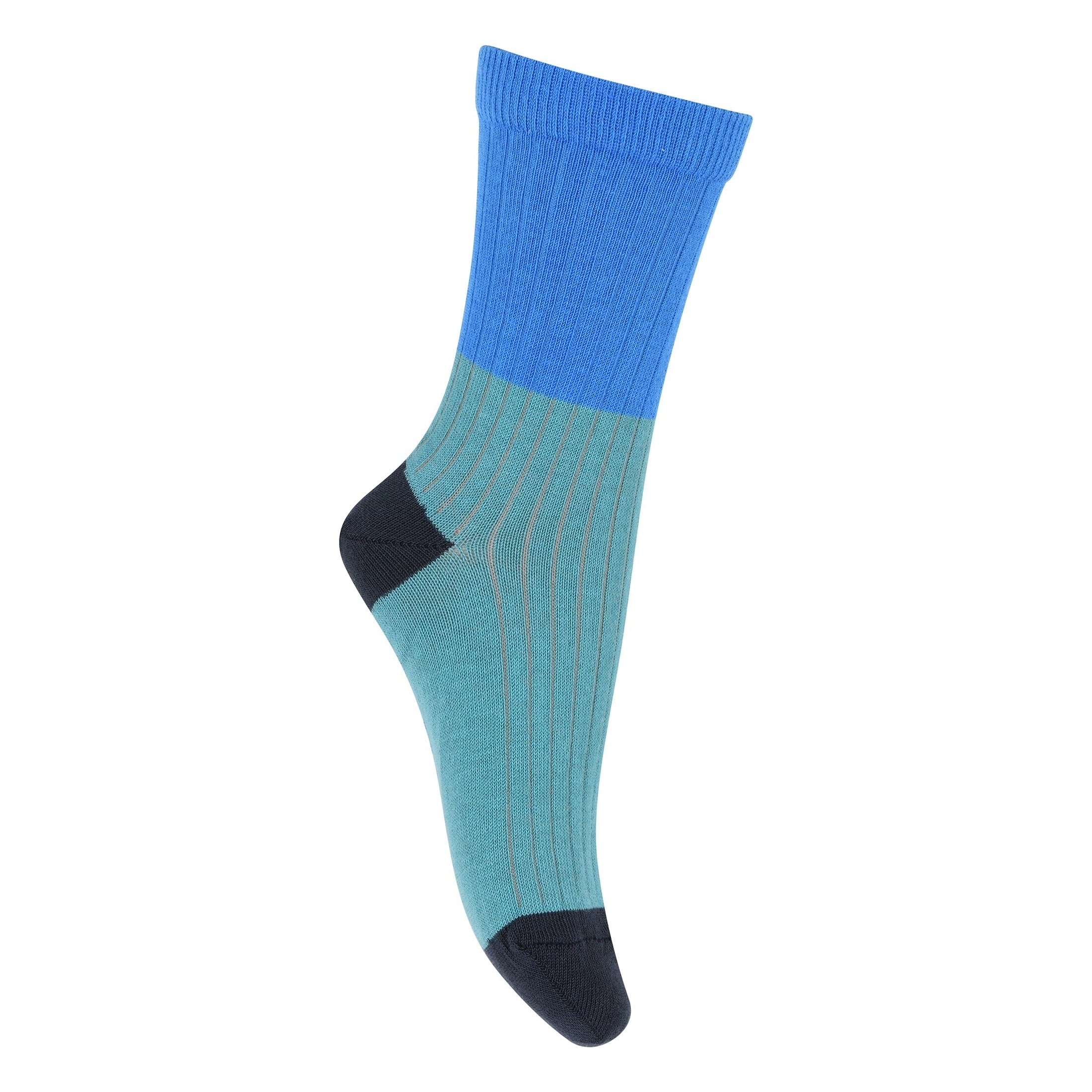 Block colour socks