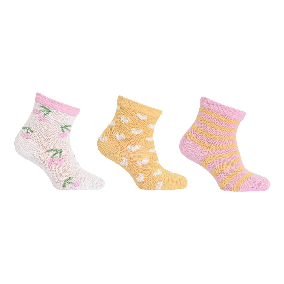Cherries socks - 3-pack