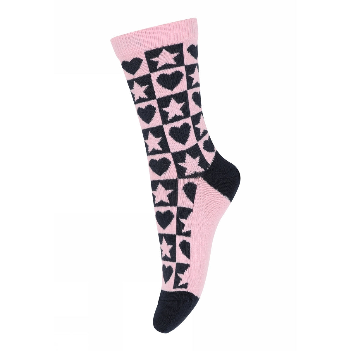 Stars and hearts socks
