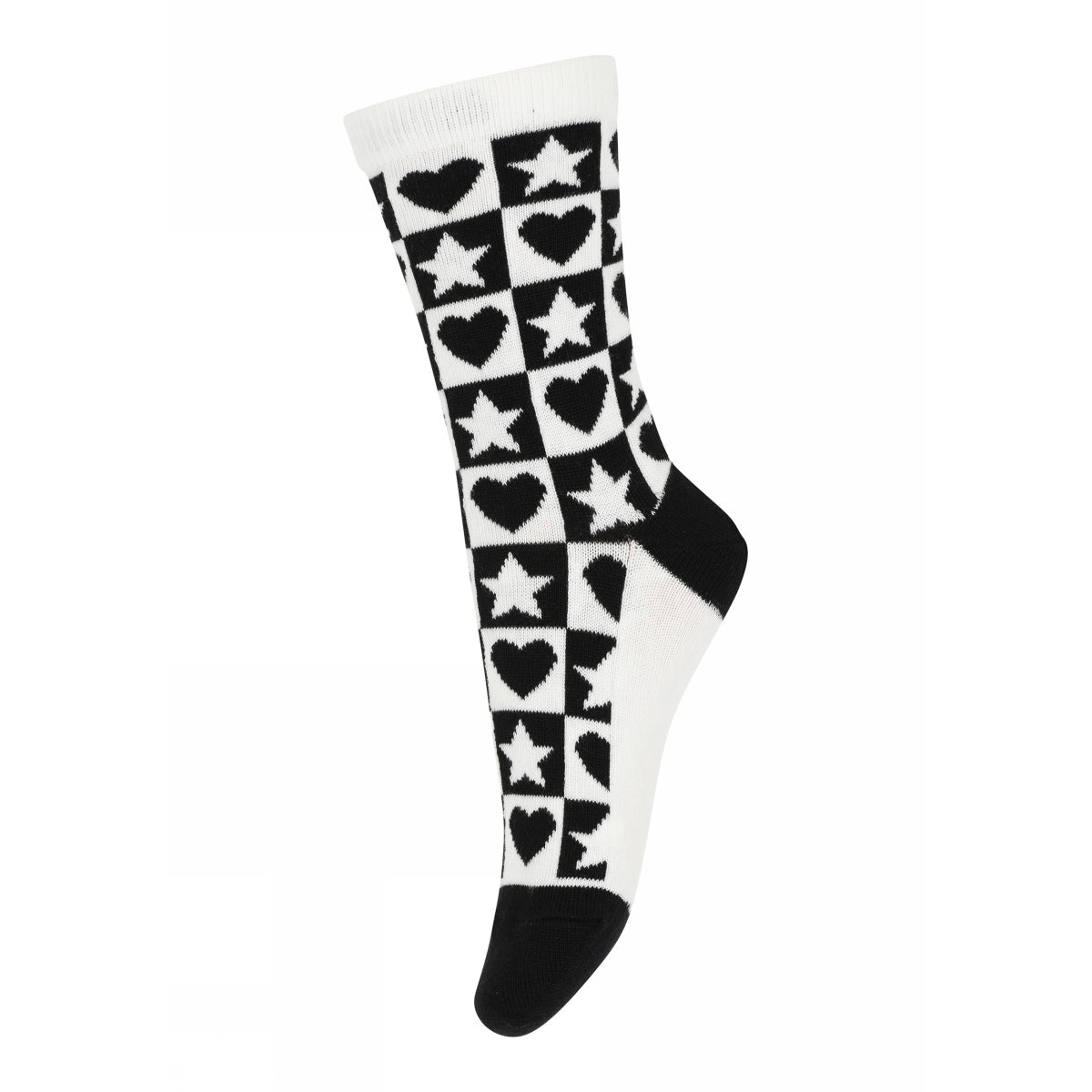 Stars and hearts socks