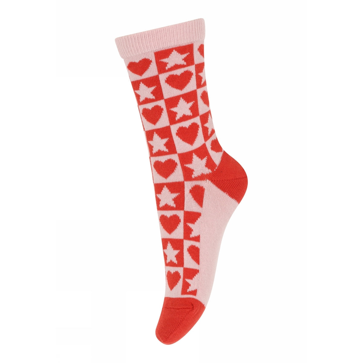 Stars and hearts socks