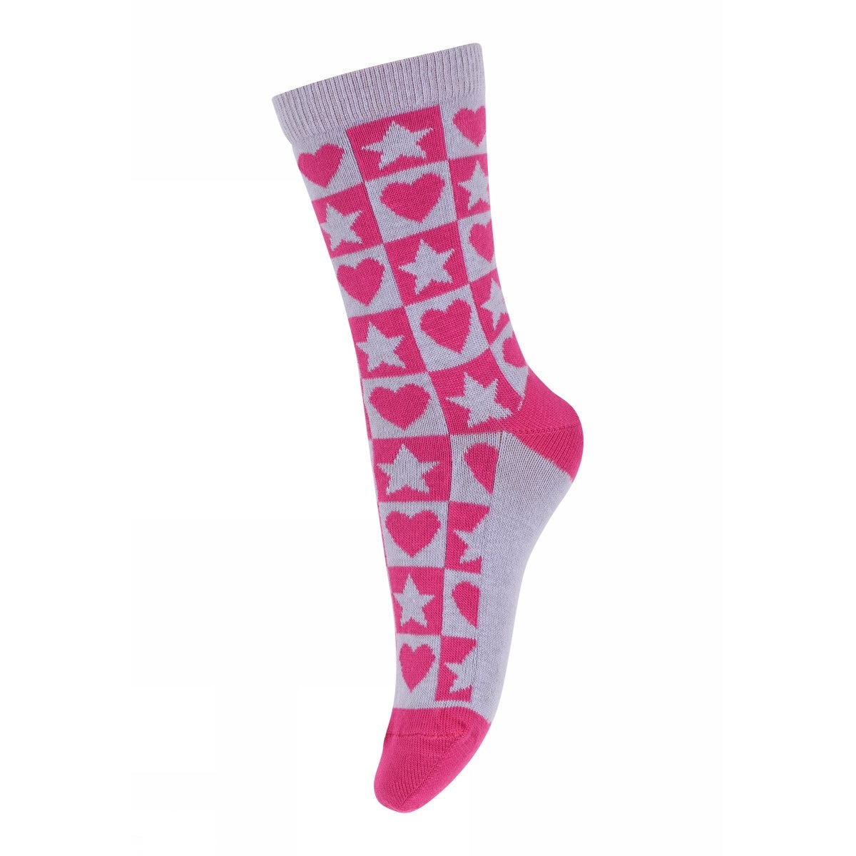 Stars and hearts socks