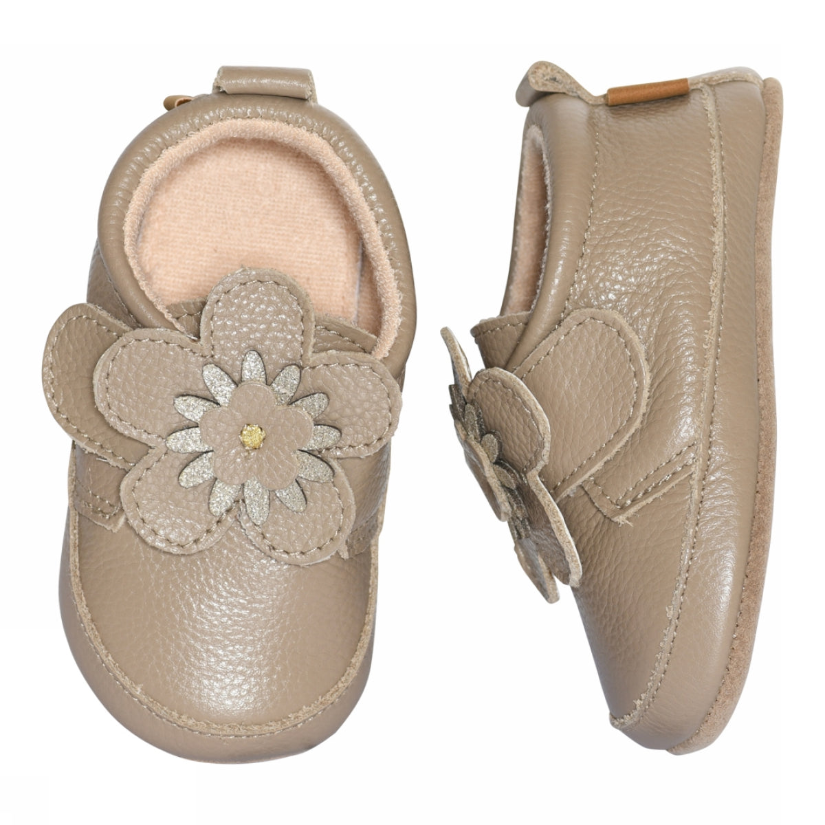 Daisy leather slippers