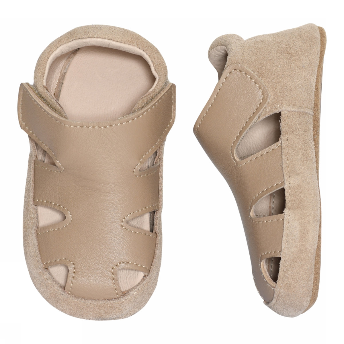 Sandal leather slippers