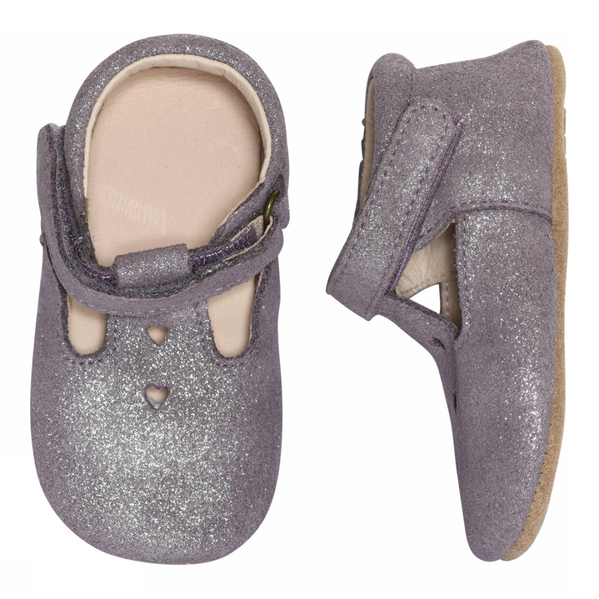 Mary Jane leather slippers