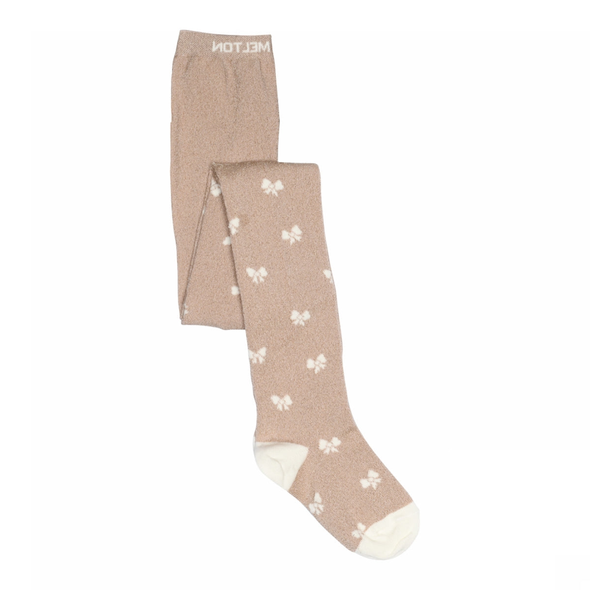 Bow glitter tights