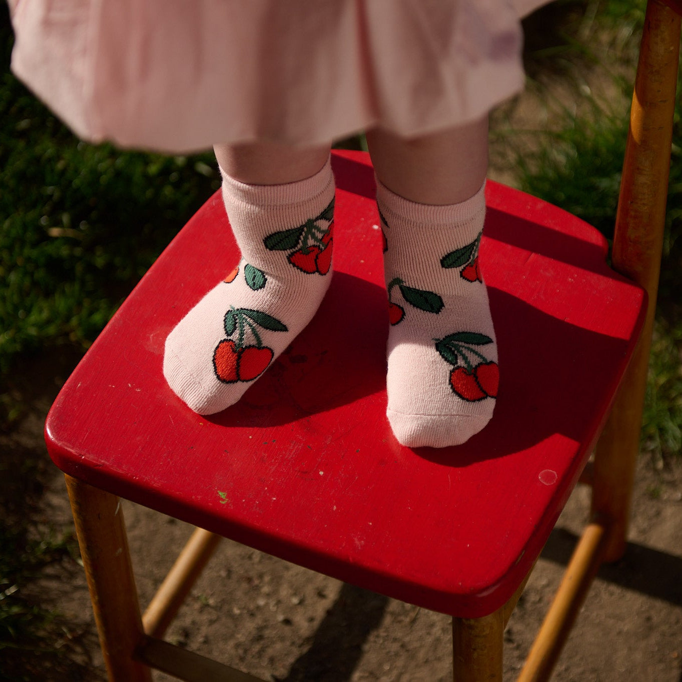 Cherries socks - anti-slip