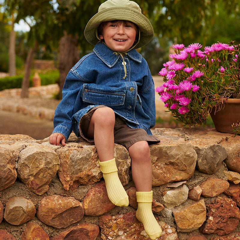 Cotton rib baby socks