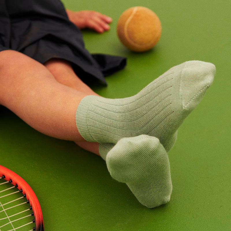 Cotton rib socks