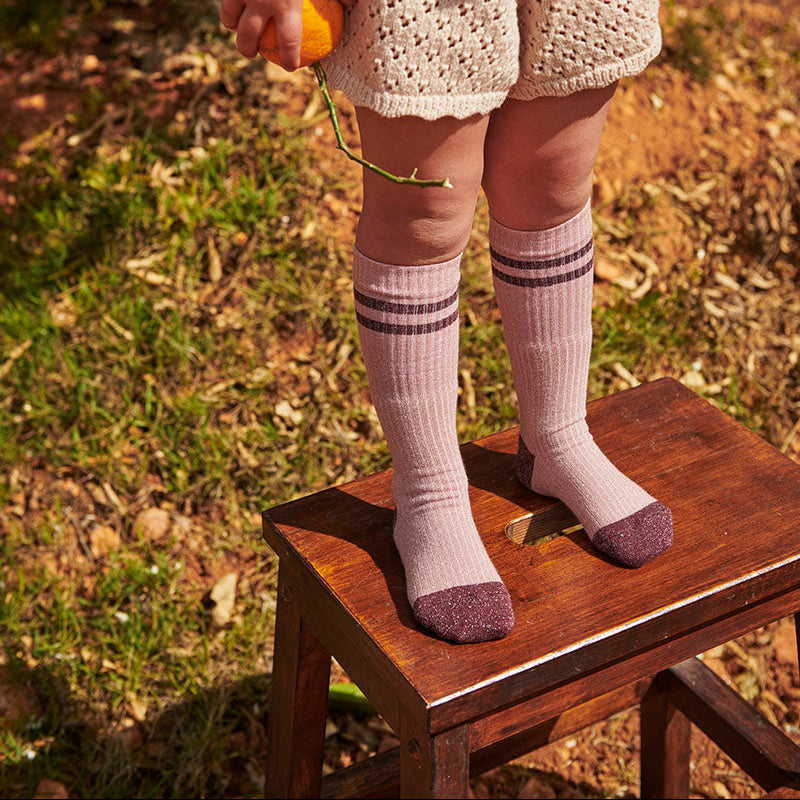 Elga glitter knee socks