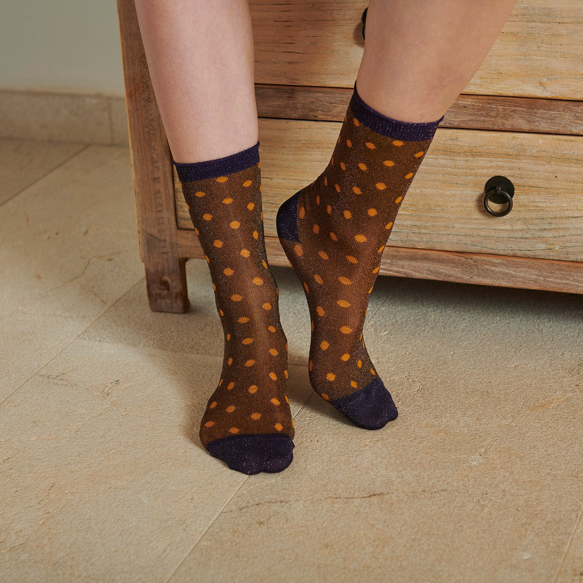 Donna glitter socks