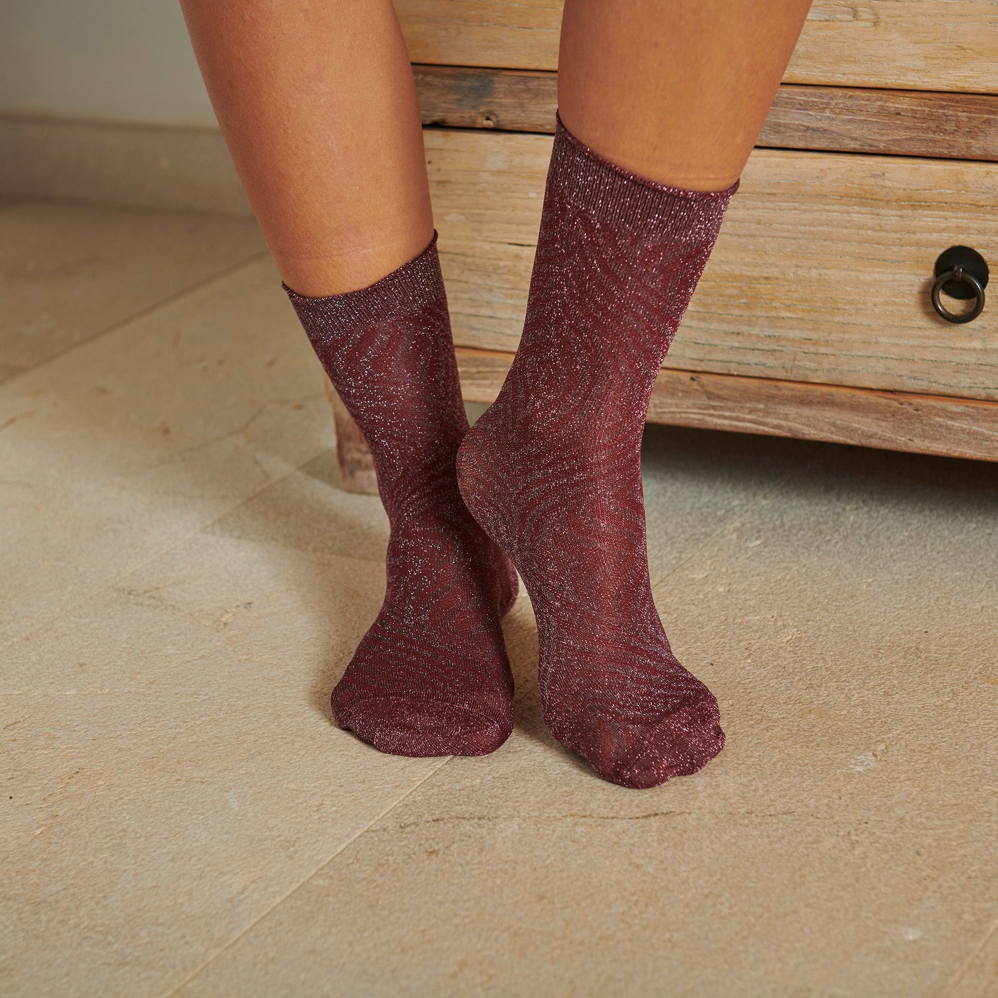 Luisa glitter socks