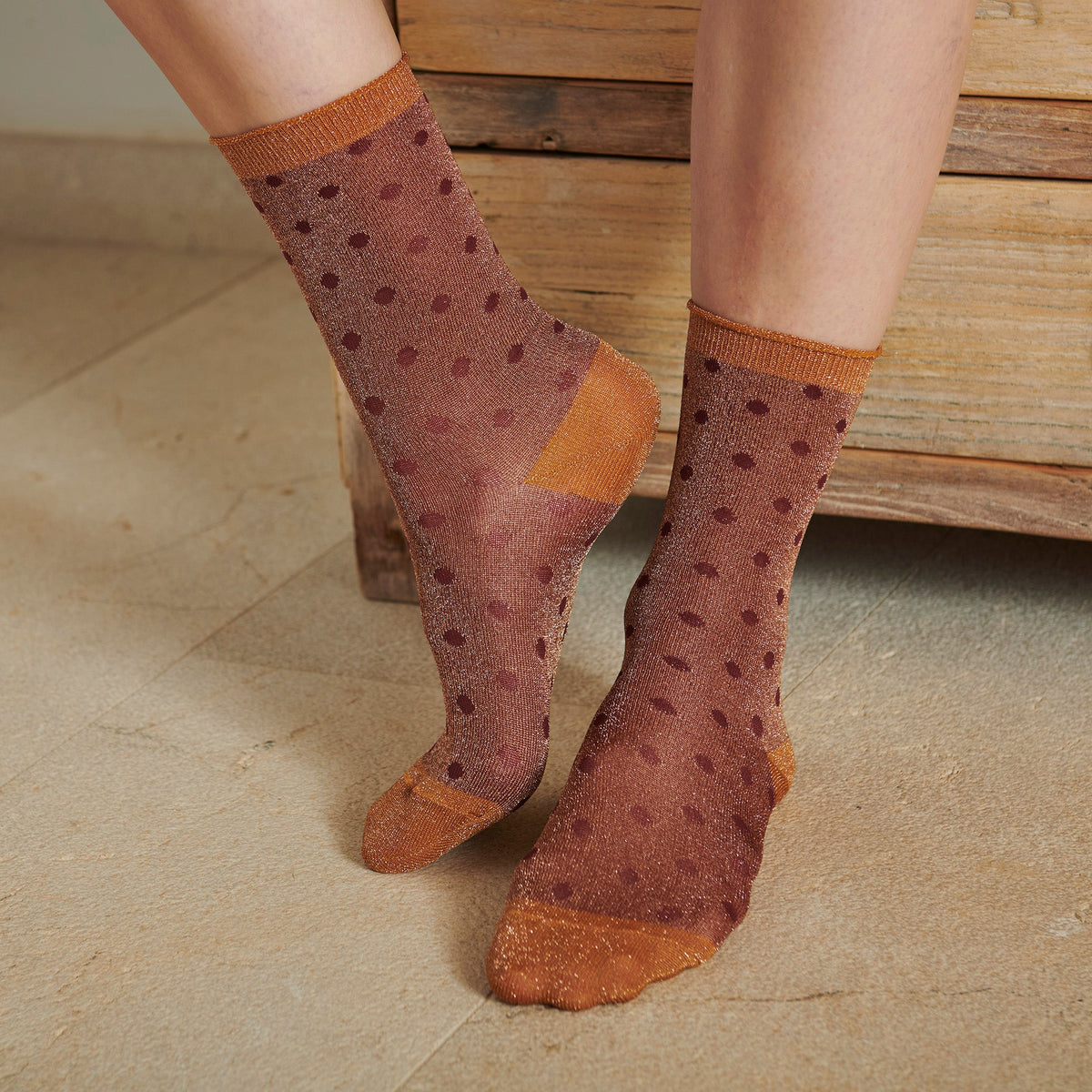 Donna glitter socks