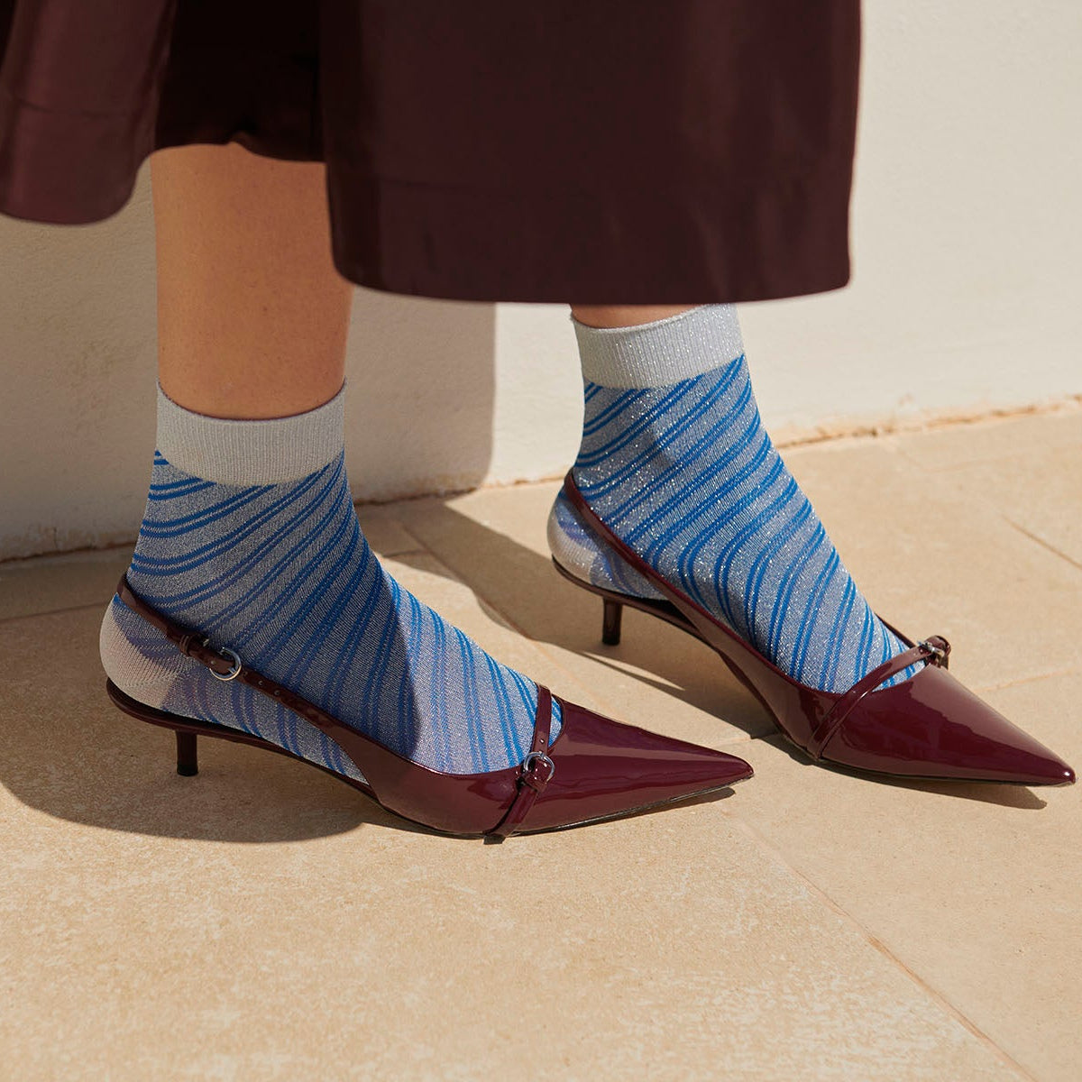 Elisa glitter short socks