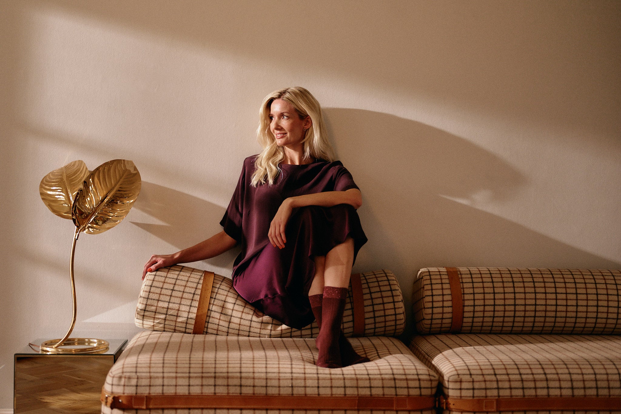 Erina wool rib socks