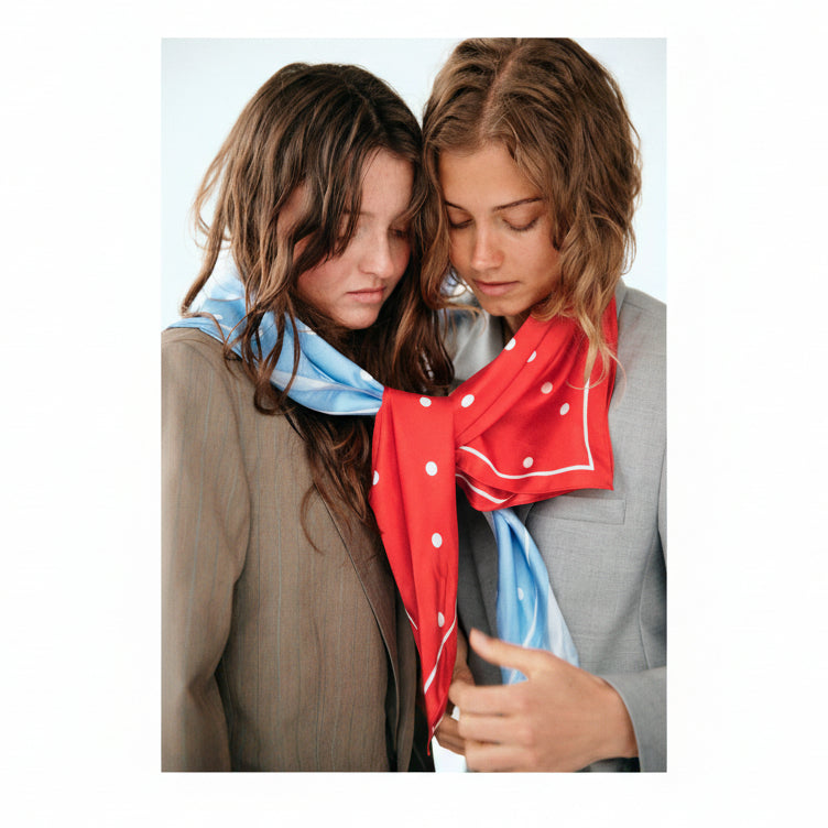 Paloma silk scarf