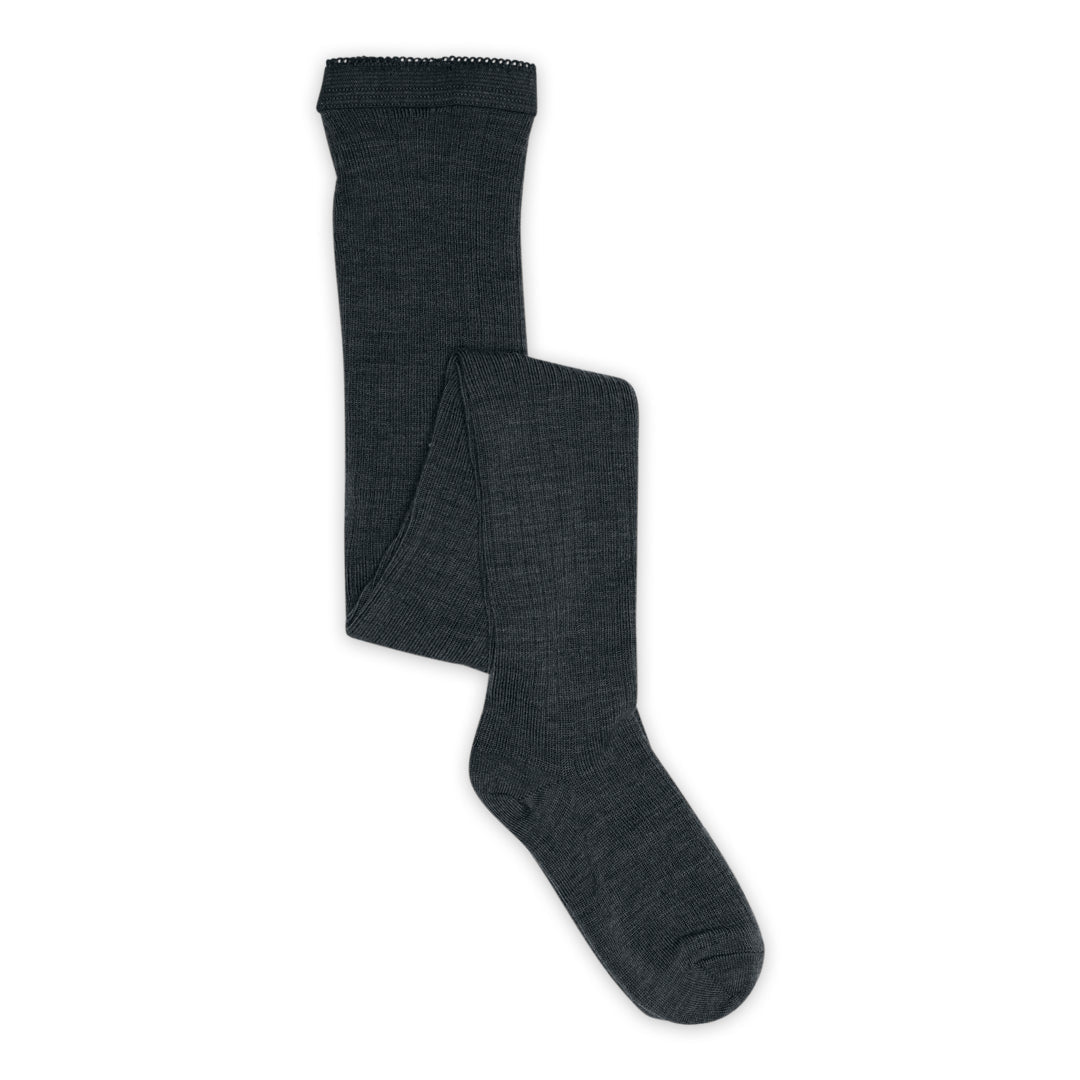 Wool rib tights
