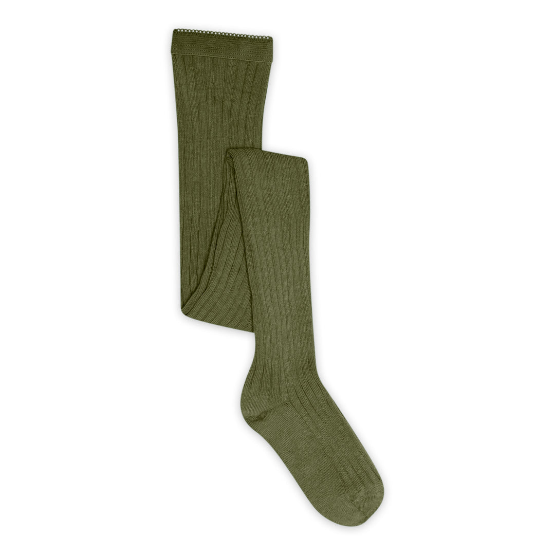 Cotton rib tights