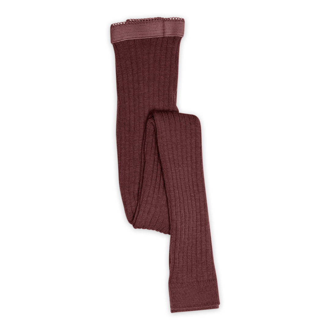 Wool rib leggings