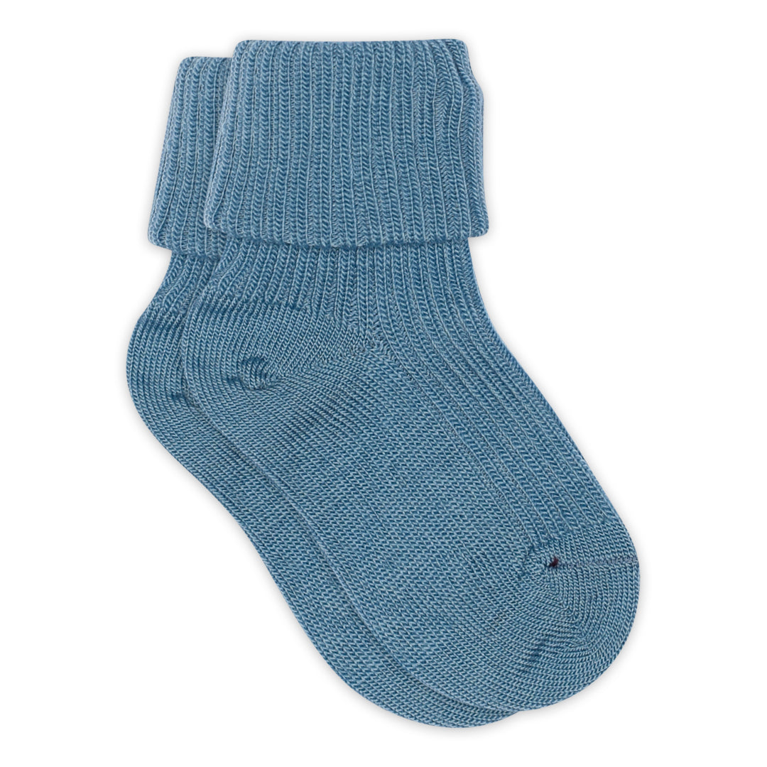 Wool rib baby socks