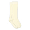 Wool rib knee socks